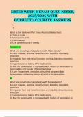 NR568 WEEK 3 EXAM QUIZ&colon; NR568&comma; 2025&sol;2026 WITH CORRECT&sol;ACCURATE ANSWERS