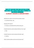 TNCC 9TH EDITION TNP 2024 ACTUAL EXAM 2025-2026&period; 200&plus; QUESTIONS WITH CORRECT & DETAILED ANSWERS&period; ALREADY GRADED A&plus;&vert;BRAND NEW&excl;&excl;