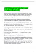 ARE 136 Quizzes with Complete Solutions Graded A&plus;