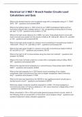 Exam &lpar;elaborations&rpar; Electrical Level 3 Module 1 