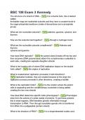 BSC 108 Exam 3 Kennedy questions and answers