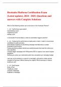 Hootsuite Platform Certification Exam &lpar;Latest update&rpar;&comma; 2024 - 2025&comma; Questions and answers 