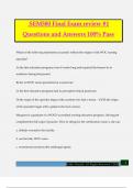 SEM580 Final Exam review &num;1 Questions and Answers 100&percnt; Pass