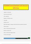SEM580 Exam Questions and Answers 100&percnt; Pass
