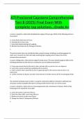 ATI Proctored Capstone Comprehensive Test B (2025) Final Exam With complete top solutions…Grade A+