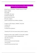FNP 2 Exam Prep Test Questions with Complete Solutions&vert; Verified Answers
