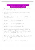FNP 2 Practice Questions with Complete Solutions&vert; Verified Answers