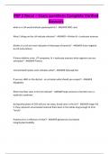 FNP 2 Renal &ndash; Exam questions Complete Verified Answers