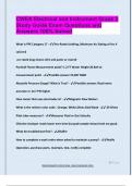 CWEA EXAM PACKAGE DEAL QUESTIONS AND VERIFIED DETAILED ANSWERS &vert; 100&percnt; GUARANTEED PASS &vert; ALREADY GRADED A&plus;