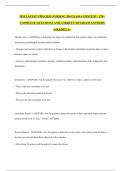 2025 LATEST UPDATED &vert;NURSING 206 EXAM 4 CONTENT &sol; 570&plus; COMPLETE QUESTIONS AND CORRECT DETAILED ANSWERS &vert;GRADED A&plus;