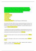 WGU C215 Operations Management - Objective  Assessment Prep Guide & Terminologies Combo  Study Guide &vert; Latest 2025&vert; Updated & Verified &vert;  100&percnt; Guaranteed Pass&vert; Graded A&plus;