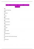 N125 Abbreviations Quiz and 100&percnt; Correct Solutions