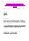 N125 HESI Adaptive Quizzing - Health Assessment I &vert;Questions with 100&percnt; Correct Solutions