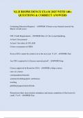 NJ JURISPRUDENCE EXAM 2025 WITH 140&plus; QUESTIONS & CORRECT ANSWERS