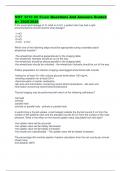 NMT 3210 All Exam Questions And Answers Graded A&plus; 2025&sol;2026