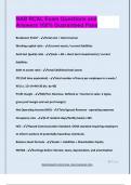 NAB RCAL EXAM PACKAGE DEAL QUESTIONS AND VERIFIED DETAILED ANSWERS &vert; 100&percnt; GUARANTEED PASS &vert; ALREADY GRADED A&plus;