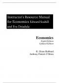 Solution Manual for Economics 8th Edition By Glenn Hubbard&comma; Anthony Patrick O-Brien