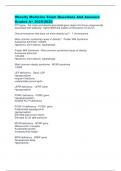 Obesity Medicine Exam Questions And Answers Graded A&plus; 2025&sol;2026