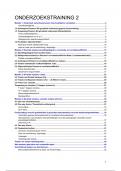 Onderzoekstraining II - Premaster RSM - Samenvatting&comma; formules&comma; r codes en voorbeeldvragen
