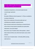 RNC-NIC Exam Questions and Answers  100&percnt; Solved &vert; Graded A&plus;