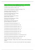 Python Midterm Exam Guide Graded A&plus; 2025&sol;2026