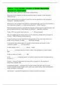 Python Starting out with Python chapter 2 Exam Questions Graded A&plus; 2025&sol;2026