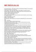 EMT TEST 1 &lpar;Ch&period;1-8&rpar; Exam 2025&sol;2026 Questions With Completed & Verified Solutions&period;