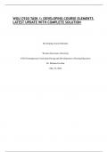 WGU C920 TASK 1&colon; DEVELOPING COURSE ELEMENTS LATEST UPDATE WITH COMPLETE SOLUTION