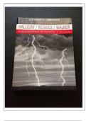 Test Bank For Fundamentals of Physics 7th Edition: by Brownstein Halliday, Walker, REsnick, Christman|ISBN NO-13,978-0471470625||Complete Guide||A+