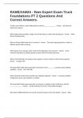 RAMEXAM24 - Ram Expert Exam Truck Foundations PT 2 Questions And Correct Answers&period;