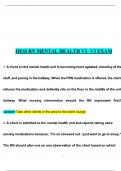 HESI MENTAL HEALTH RN V1-V3 2025