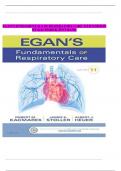  TEST BANK FOR EGAN&rsquo;S FUNDAMENTALS OF RESPIRATORY CARE 11TH EDITION BY KACMAREK QUESTIONS AND ANSWERS ALL CHAPTERS COVERED &vert;VERIFIED AND UPDATED&vert; &vert;GRADED A&plus; PASS&vert; &vert;2025>26&vert;