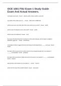 OCE 1001 FSU Exam 1 Study Guide Exam And Actual Answers&period;