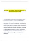ARDMS Abdomen Davies Questions And  Answers Well Illustrated&period;