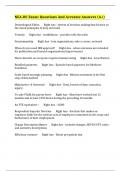 NEA-BC Exam&colon; Questions And Accurate Answers &lpar;A&plus;&rpar;