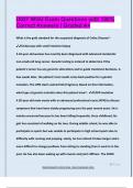 D027 WGU Exam Questions with 100&percnt;  Correct Answers &vert; Graded A&plus;