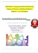 TEST BANK - Community and Public Health Nursing&colon; Evidence 3rd Edition by DeMarco & Walsh&comma; All 25
