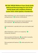 NR 566&sol; NR566 Midterm Exam Study Guide &vert;Advanced Pharmacology for Care of the Family Guide with complete solutions&vert; &lpar;Latest 2025&sol; 2026 Update&rpar;-Chamberlain&period;