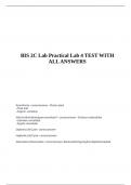 BIS 2C Lab Practical Lab 4 TEST WITH ALL ANSWERS