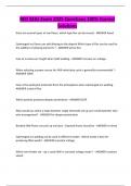 RED SEAL Exam 2025 Questions 100&percnt; Correct Solutions