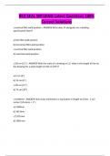 RED SEAL WELDING Latest Questions 100&percnt; Correct Solutions