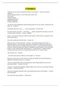 FORBES EXAM QUESTIONS AND ANSWERS