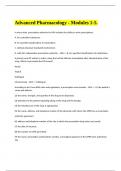 Advanced Pharmacology - Modules 1-5&period;&period;docx