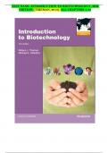 TEST BANK -INTRODUCTION TO BIOTECHNOLOGY&comma; 3RD EDITION &lpar;THIEMAN&comma; 2013&rpar;&comma; ALL CHAPTERS 1-13 