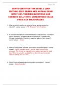 DANTE CERTIFICATION LEVEL 2 &lpar;2ND  EDITION&rpar; 2025&vert; BRAND NEW ACTUAL EXAM  WITH 100&percnt; VERIFIED QUESTIONS AND  CORRECT SOLUTIONS&vert; GUARANTEED VALUE  PACK&vert; ACE YOUR GRADES&period;