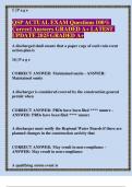 QSP ACTUAL EXAM Questions 100- Correct Answers GRADED A&plus; LATEST UPDATE 2025 GRADED A&plus;