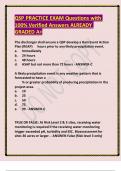 QSP PRACTICE EXAM Questions with 100- Verified Answers ALREADY GRADED A&plus;&period;