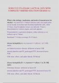 NURS 5315 UTA EXAM 2 &lpar;ACTUAL 2025&rpar; WITH  COMPLETE VERIFIED SOLUTION GRADED A&plus;