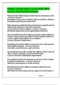 Indiana Jurisprudence Exam With 100&percnt; Correct And Verified Answers 