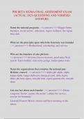 PHI BETA SIGMA FINAL ASSESSMENT EXAM  &lpar;ACTUAL 2025&rpar; QUESTIONS AND VERIFIED  ANSWERS&period;